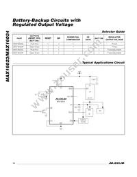 MAX16024PTBT18+T Datasheet Page 16