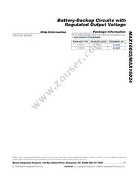 MAX16024PTBT18+T Datasheet Page 17