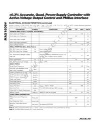 MAX16064ETX+T Datasheet Page 4