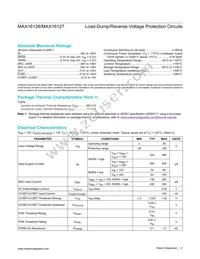 MAX16126TCA/V+CN6 Datasheet Page 2