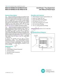 MAX16140B220KM+ Datasheet Cover