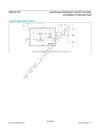 MAX16150BWT+T Datasheet Page 2