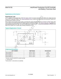 MAX16150BWT+T Datasheet Page 13
