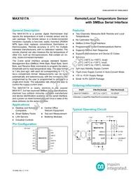 MAX1617AMEE+T Datasheet Cover