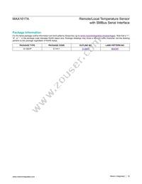 MAX1617AMEE+TGA5 Datasheet Page 19