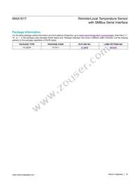 MAX1617MEE Datasheet Page 19