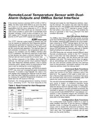 MAX1619MEE Datasheet Page 12