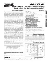 MAX1632CAI+ Datasheet Cover