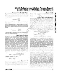 MAX1632CAI+ Datasheet Page 19