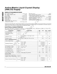 MAX1664EUP Datasheet Page 2