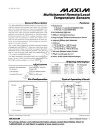 MAX1668MEE+TG52 Datasheet Cover