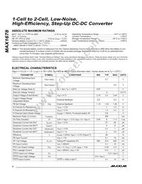 MAX1678EUA Datasheet Page 2