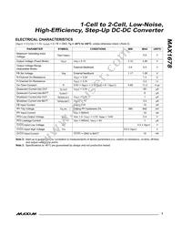 MAX1678EUA Datasheet Page 3