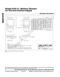 MAX1679EUA+T Datasheet Page 12