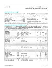 MAX16807AUI+ Datasheet Page 2