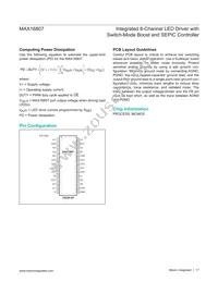 MAX16807AUI+ Datasheet Page 17