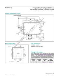 MAX16812ATI/V+T Datasheet Page 19