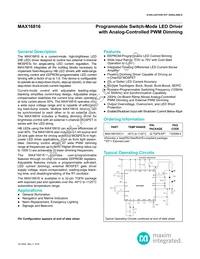 MAX16816ATJ+T Datasheet Cover