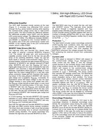 MAX16818ETI+T Datasheet Page 18