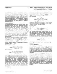 MAX16818ETI+T Datasheet Page 20