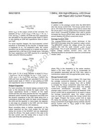 MAX16818ETI+T Datasheet Page 22