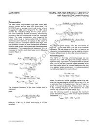 MAX16818ETI+T Datasheet Page 23