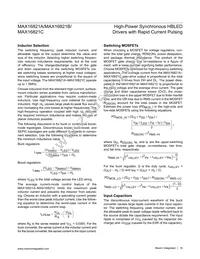 MAX16821CATI+T Datasheet Page 18