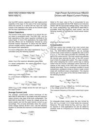 MAX16821CATI+T Datasheet Page 19