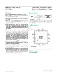 MAX16821CATI+T Datasheet Page 22