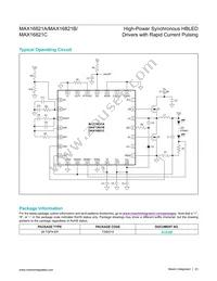 MAX16821CATI+T Datasheet Page 23