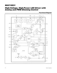 MAX16831ATJ/V+T Datasheet Page 16