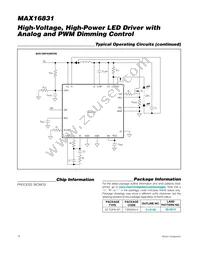 MAX16831ATJ/V+T Datasheet Page 18