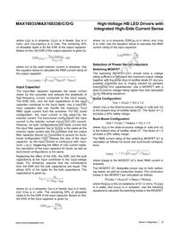 MAX16833BAUE/V+TCL Datasheet Page 18