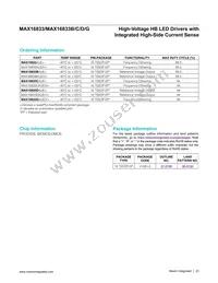 MAX16833BAUE/V+TCL Datasheet Page 23