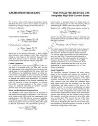 MAX16833BAUE/V+TQA Datasheet Page 18