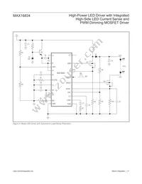 MAX16834ATP/V+ Datasheet Page 17