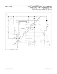 MAX16834ATP/V+ Datasheet Page 18