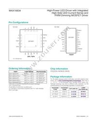 MAX16834ATP/V+ Datasheet Page 22