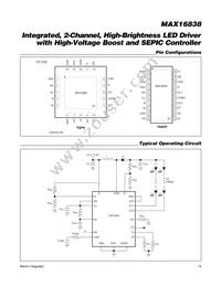 MAX16838AUP+T Datasheet Page 19