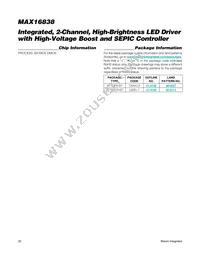 MAX16838AUP+T Datasheet Page 20