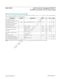 MAX16840ATB+TQR Datasheet Page 3