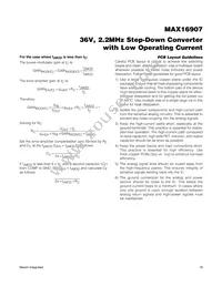 MAX16907RATE/V+CMF Datasheet Page 16