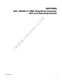 MAX16909RAUE/V+CMD Datasheet Page 19