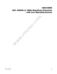 MAX16909RAUE/V+CMD Datasheet Page 20