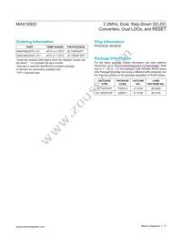 MAX16922ATPN/V+T Datasheet Page 17