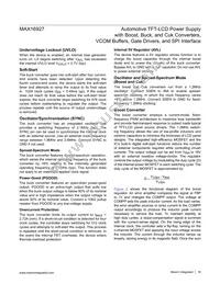 MAX16927GTM/V+T Datasheet Page 16