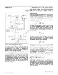 MAX16927GTM/V+T Datasheet Page 17