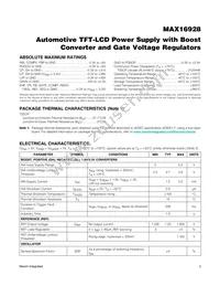 MAX16928AUP/V+T Datasheet Page 2