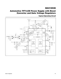 MAX16928AUP/V+T Datasheet Page 19
