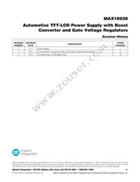 MAX16928AUP/V+T Datasheet Page 20